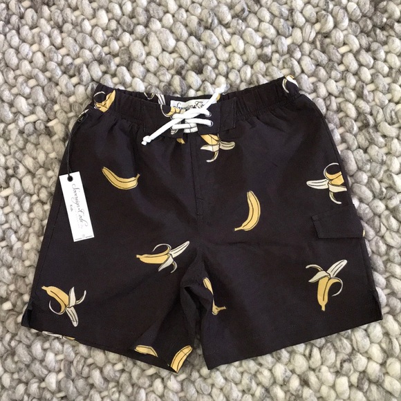 Sovereign Code Other - NWT Sovereign Code Kids Banana Print Swim Trunks